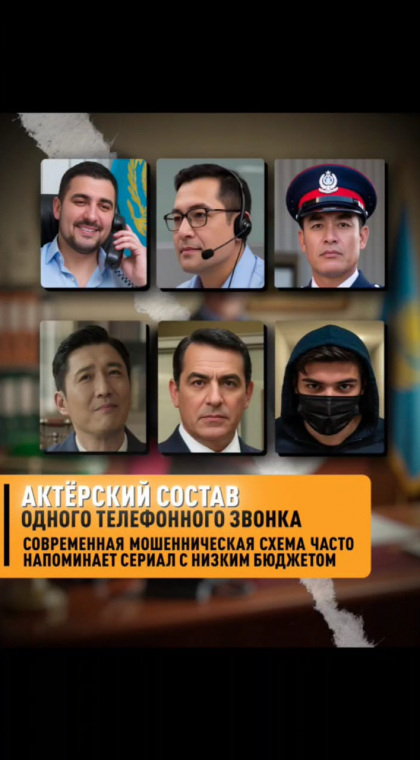 Телефонное мошенничество | Актерский состав одного телефонного звонка