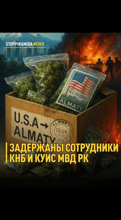 Опасная работа | Контрабанда наркотиков из США в Алматы: задержаны сотрудники КНБ и МВД