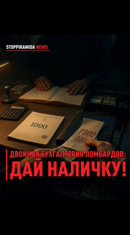 STOP МФО | Двойная бухгалтерия ломбардов